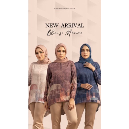 MYLADY BLOUSE PRINT MARINA