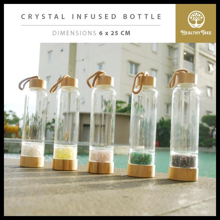 Crystal Elixir Infused Water Bottle for Health