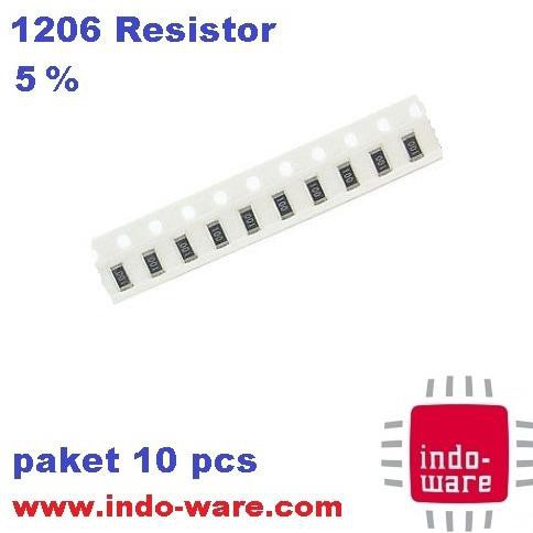 270R 270Ohm 270 Ohm 1206 5% Paket 10 Pcs Resistor Smd 3216 Metric Inwer1042 Ori