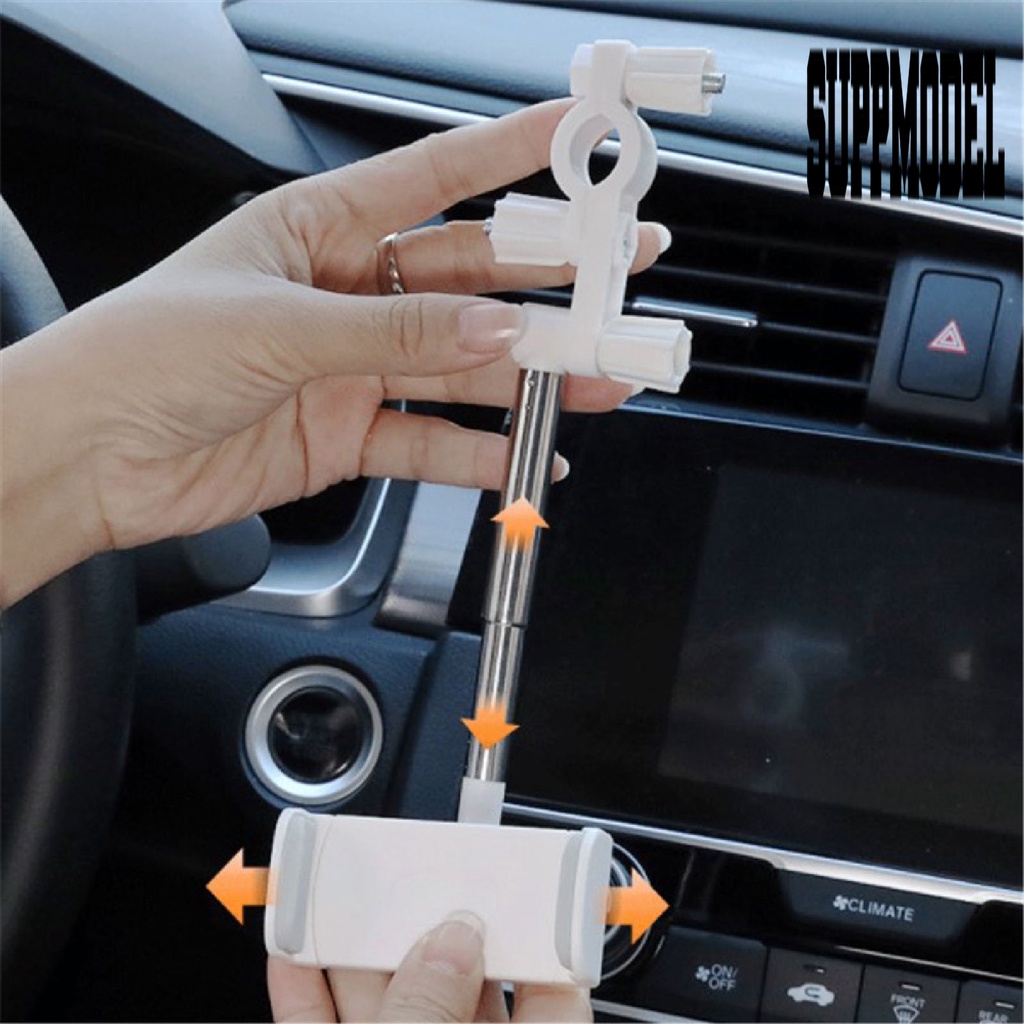 Stand Holder Handphone / Gps Rotasi 360 Derajat Untuk Kaca Spion Tengah Mobil