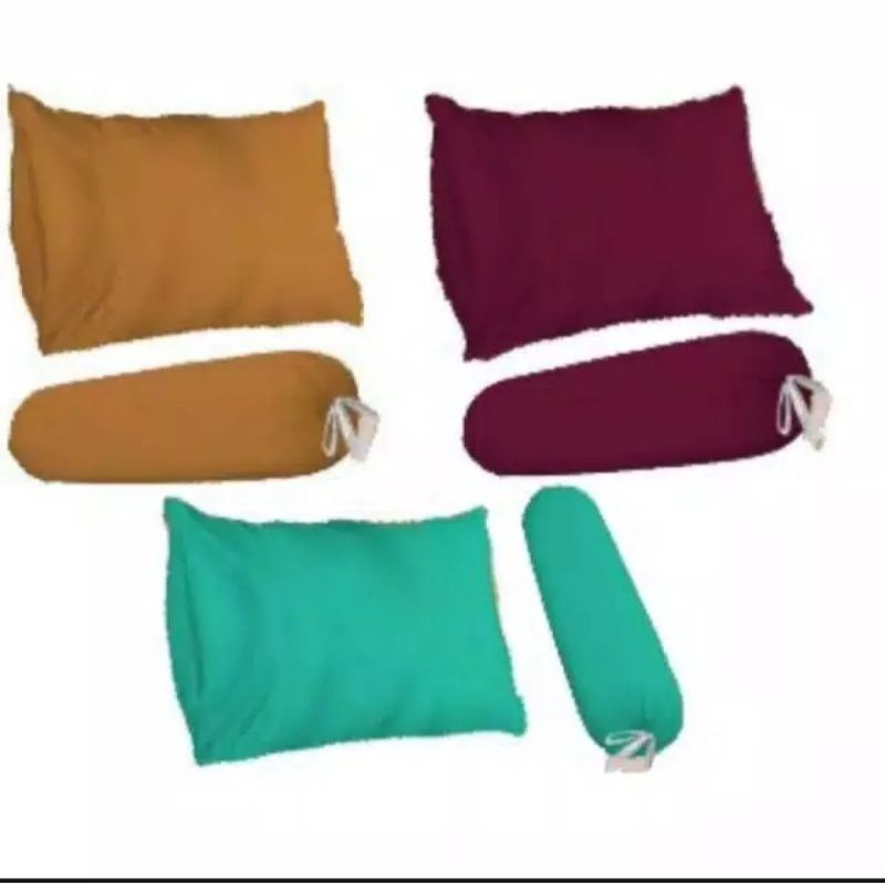 Sarung Bantal Dan Guling polos embos/Sarung bantal dan Guling embos Halus dan super lembut