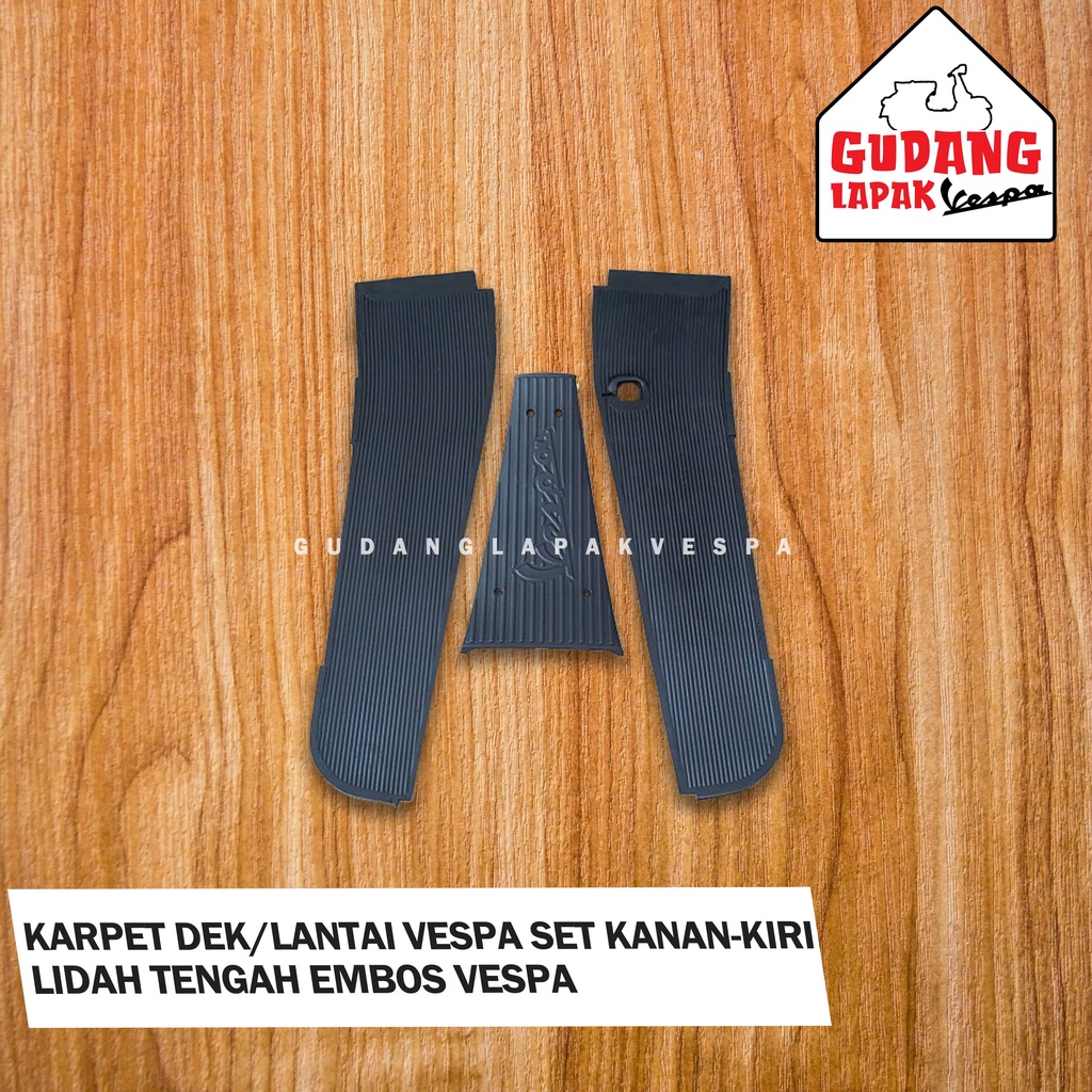 Karpet Lantai Vespa - Karpet Dek Vespa Excel Exclusive Set
