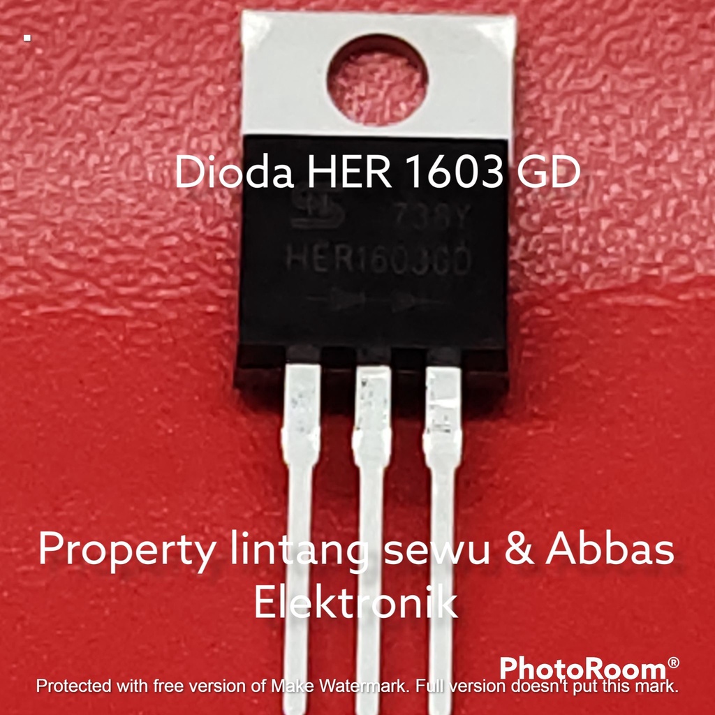 DIODA HER1603GD HER 1603 GD DUAL DIODA