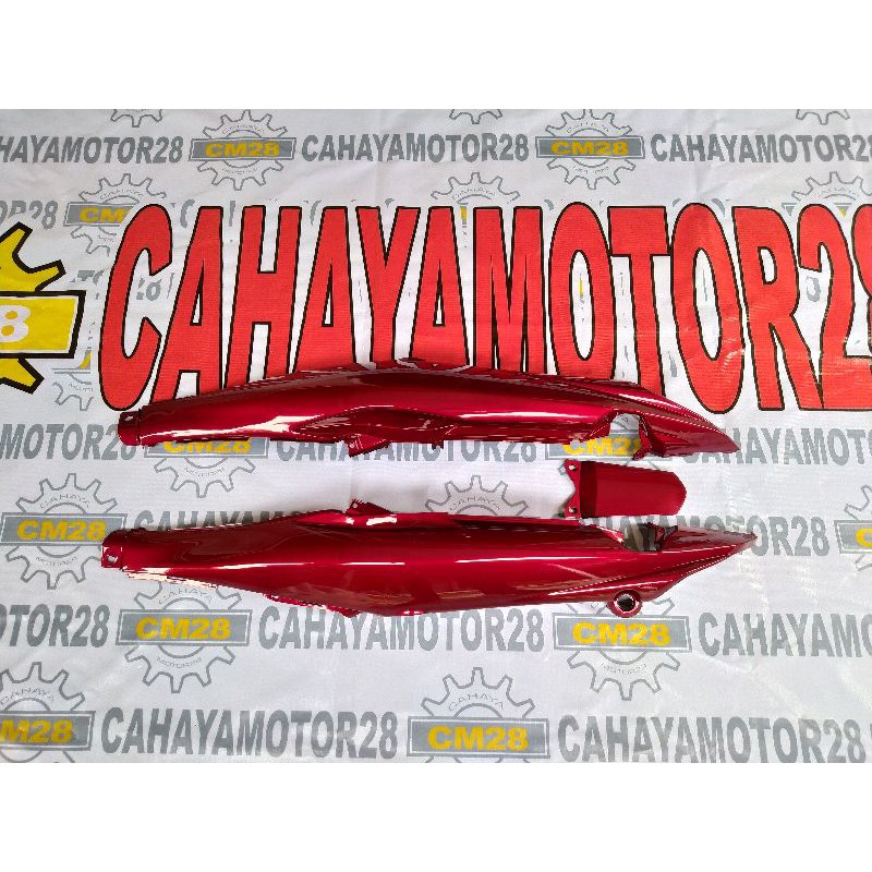 cover body belakang Kanan & Kiri Jupiter Z burhan / body motor jupiter Z burhan merah / Terlaris