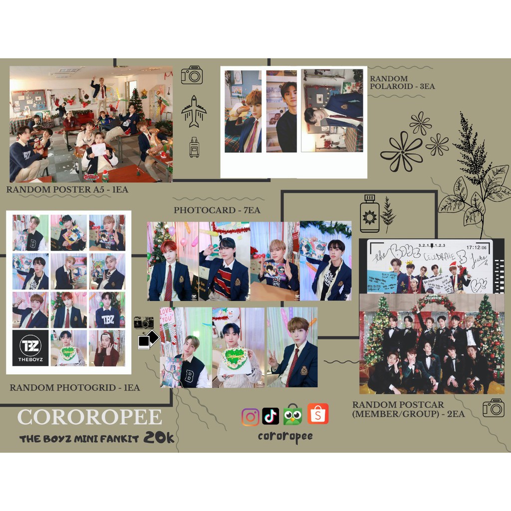 FANKIT THE BOYZ CHRISTMASSY - Mini Fankit K-POP