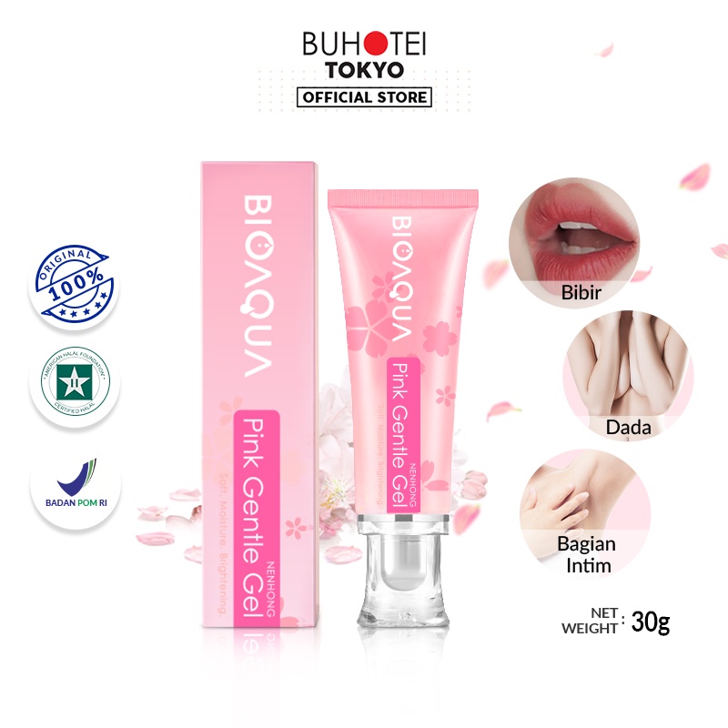BUHOTEI BIOAQUA Warm Gentle Pink Nenhong Cream Lip Serum Bibir Lip Balm Lip Oil Lip Gloss 30g BPOM dan HALAL