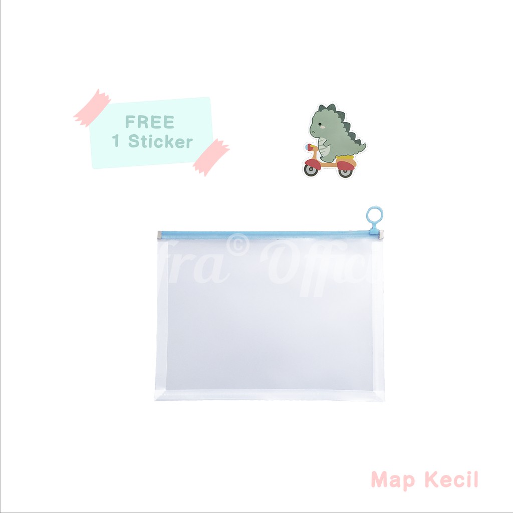 TEMPAT MASKER POUCH MASKER TEMPAT DOKUMEN TRANSPARAN SIZE A4 &amp; A5 STICKERS SHIFRA