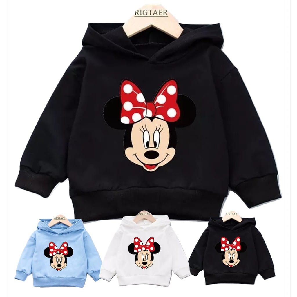 Sweater Hoodie Anak Perempuan Mini Mouse