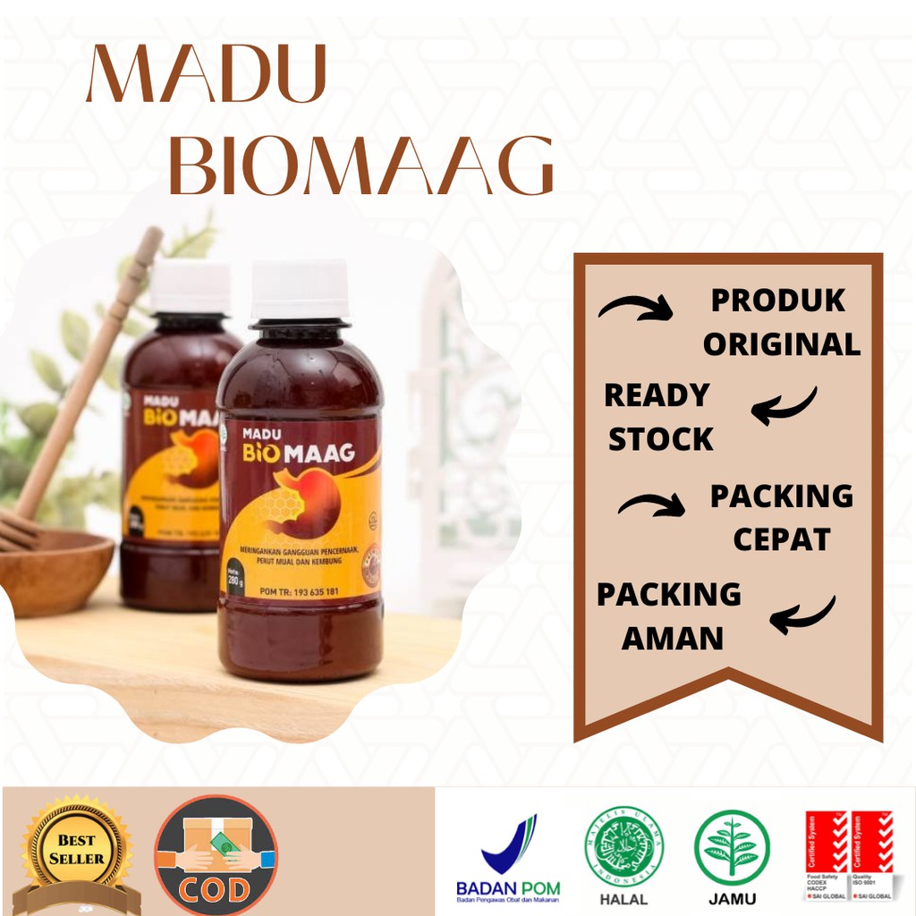 madu bio maag Madu BIOMAAG | Obat Maag Kronis - Asam Lambung - GERD - Obat Lambung