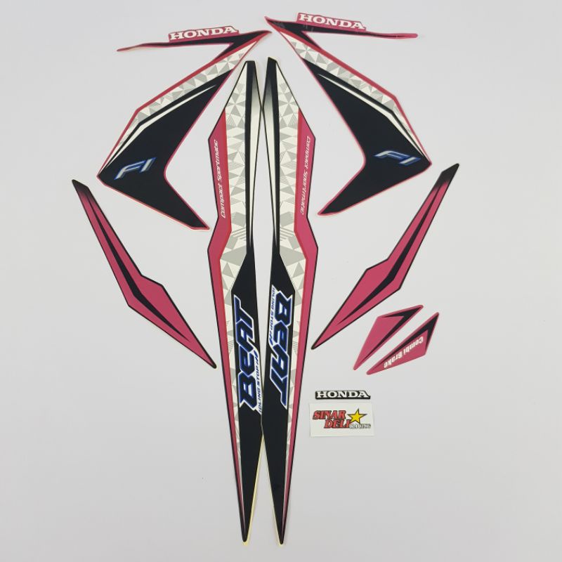 Stiker striping honda beat 2019
