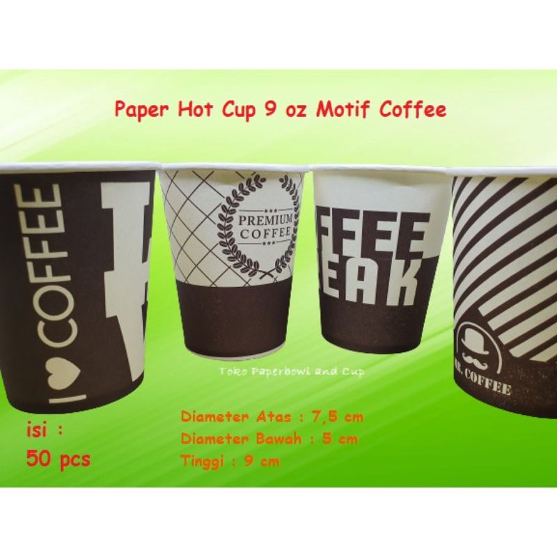 Jual Paper Hot Cup Gelas Kertas 9 Oz 210 Ml Coffee Isi 1000 Pcs Shopee Indonesia 2883