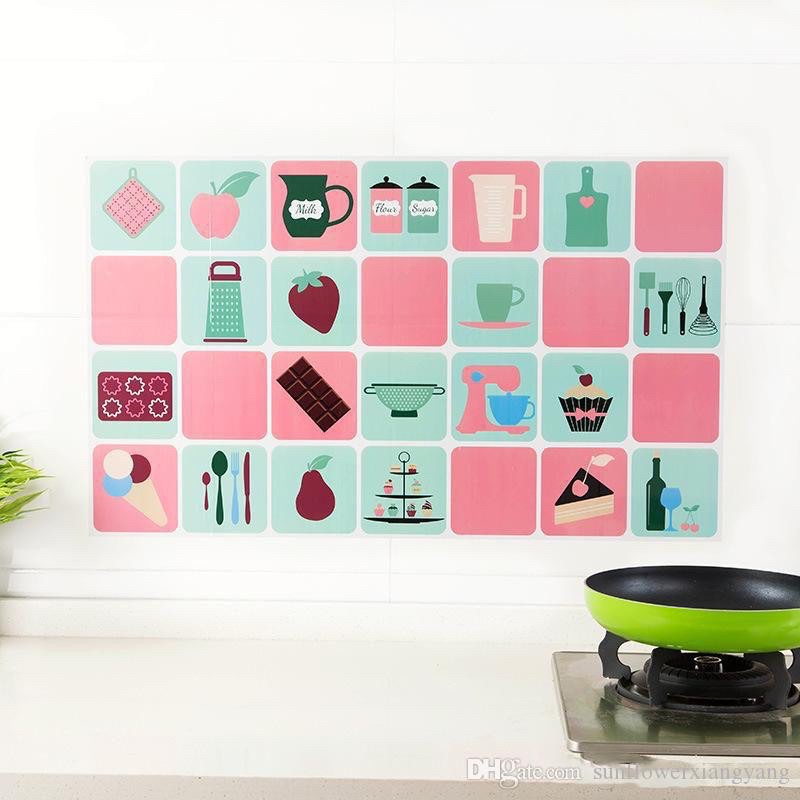 [ctshop1] Wall Stiker Dinding Dapur Anti Minyak / Api Wallpaper Sticker Alumunium Foil Dekorasi