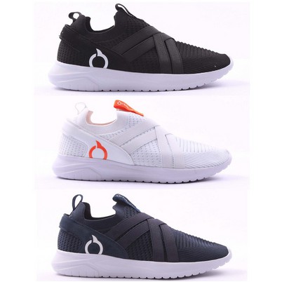 OBRAL SEPATU RUNNING SNEAKERS ORTUSEIGHT SWIFT BLACK NAVY WHITE ORIGINAL