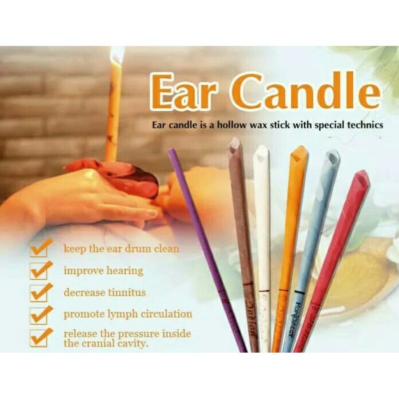 ⭐ Jendela Kosmetik ⭐ Ear Candle / Terapi kuping / Terapi Telinga / Pembersih Kuping / Pembersih Telinga