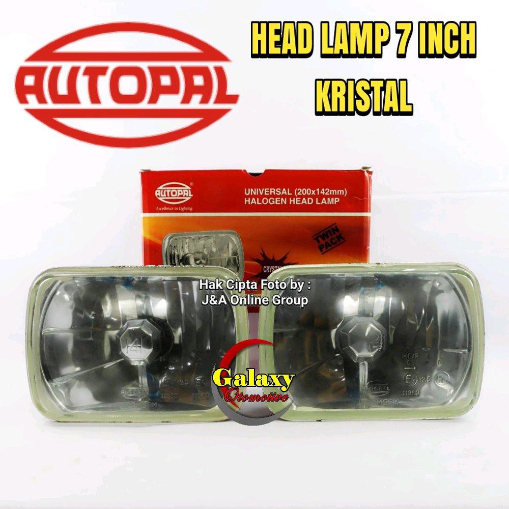 Head Lamp - Lampu Utama AUTOPAL Type Kotak 7inch Harga per Set