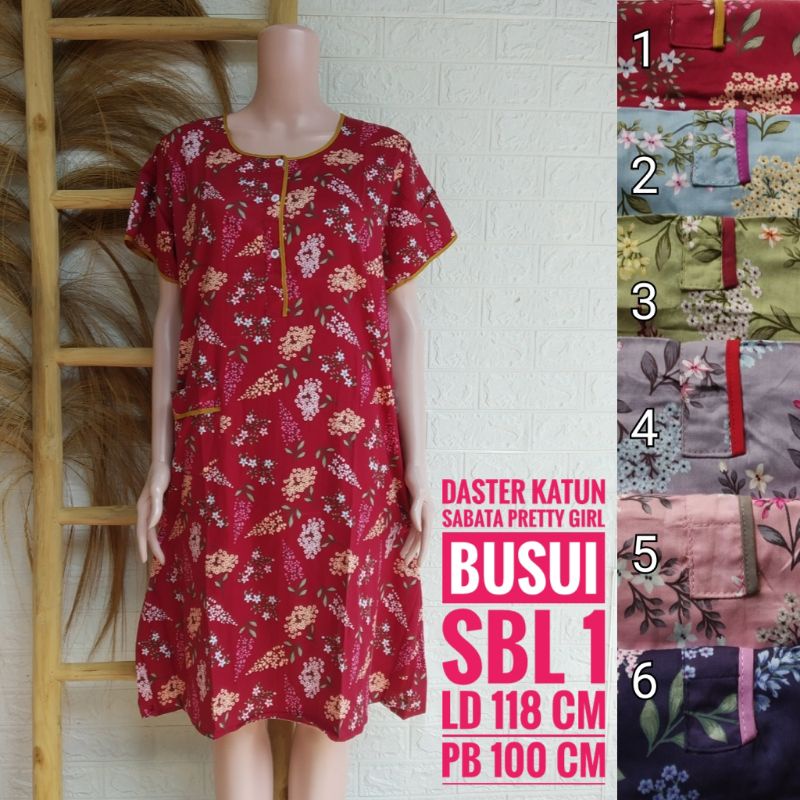 *Daster Katun Sabata Pretty Girl uk. L (SBL)