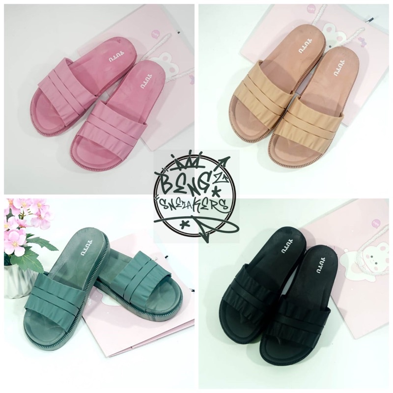 SANDAL SELOP WANITA MODEL TERBARU BAHAN JELLY