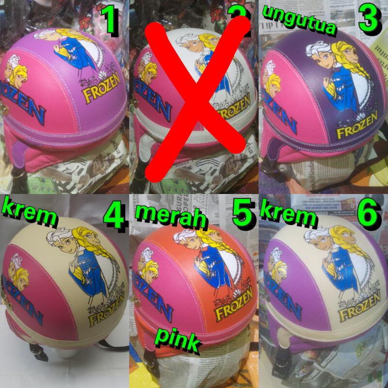 Helm Anak Chip Retro Frozen