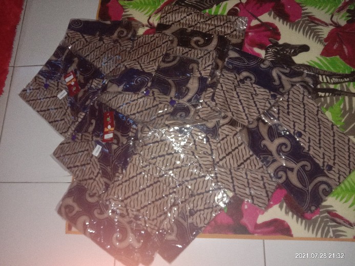 Atasan Batik Dolby Dolbi Dobby Doby Tenun Sutra Tulis Halus Katun Atbm Baron ,sarombit Atasan