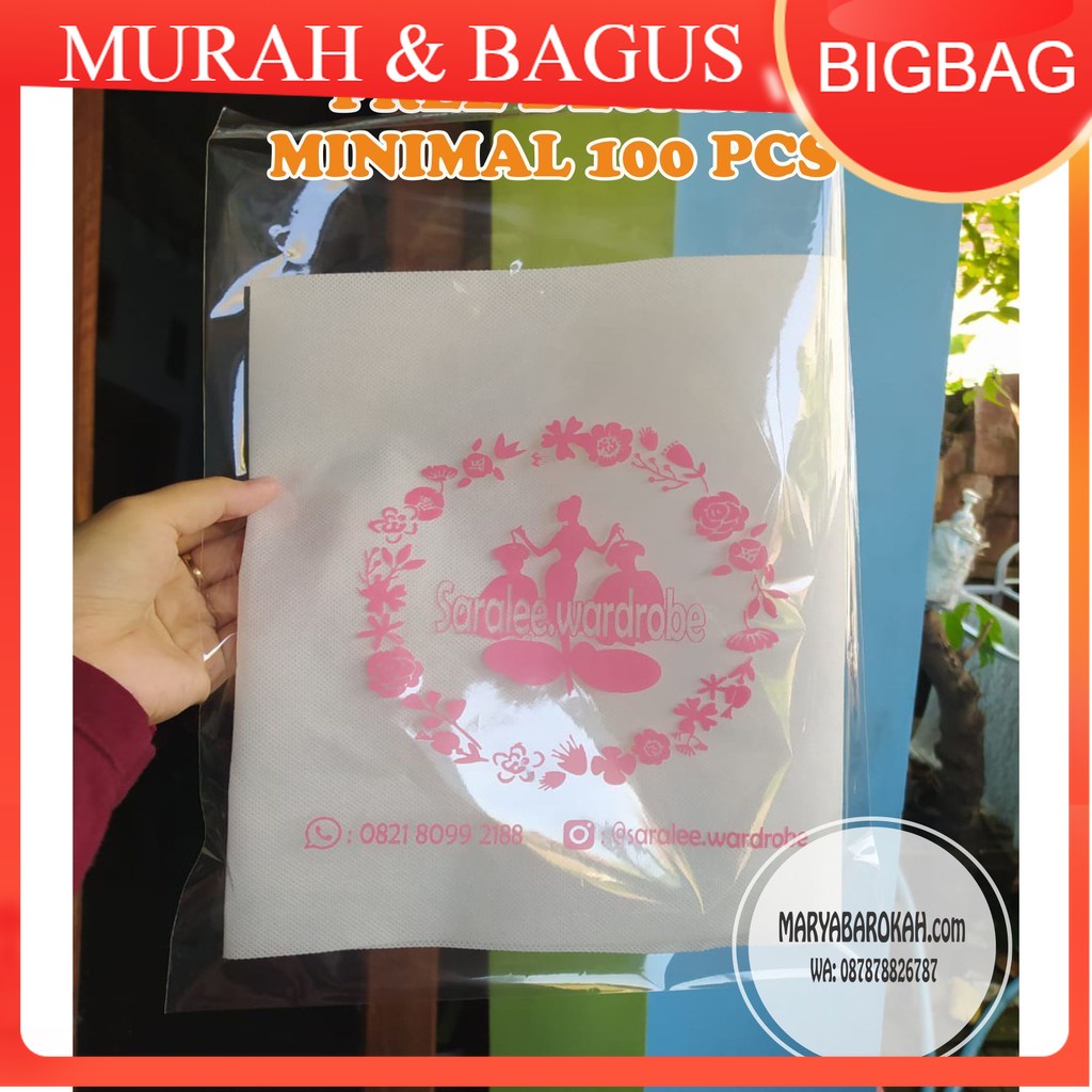 

PLASTIK SABLON OPP BUAT HIJAB Murah - Bigbag