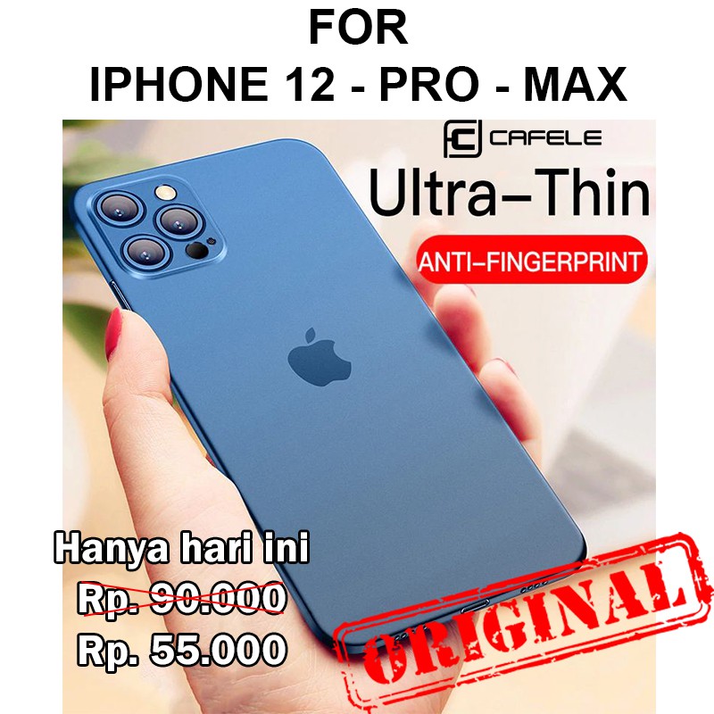 CAFELE case iPhone 12 - Pro - Max casing cover ultra thin slim tipis