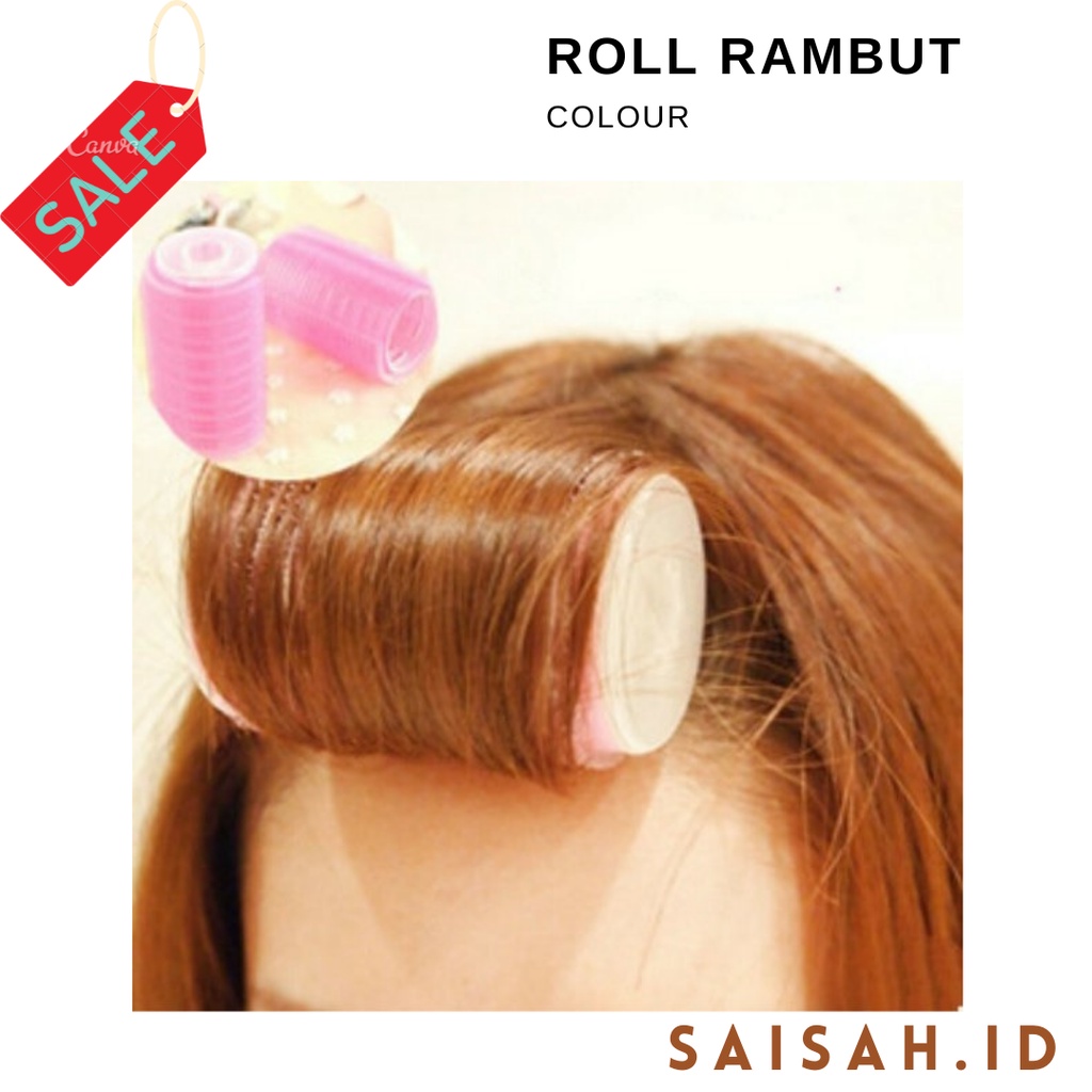 Roll Rambut Tempel / Roll Rambut Otomatis / Roll Gulung Rambut / Roll Poni