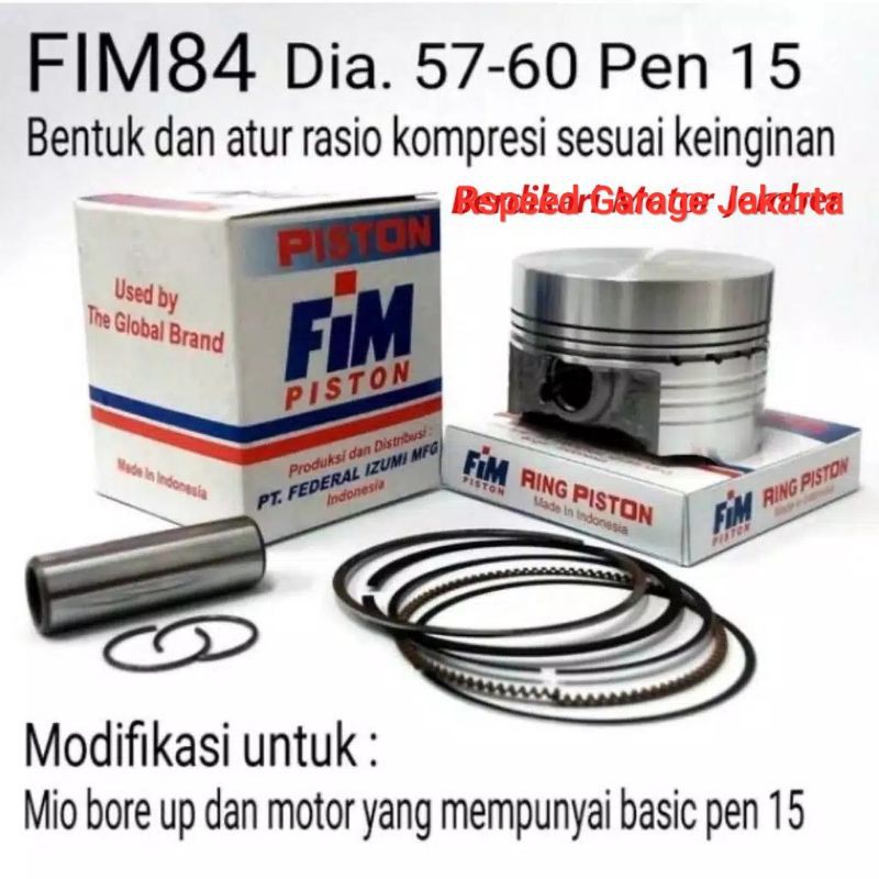 Piston Fim84 uk 57-66 PEN 15 Izumi