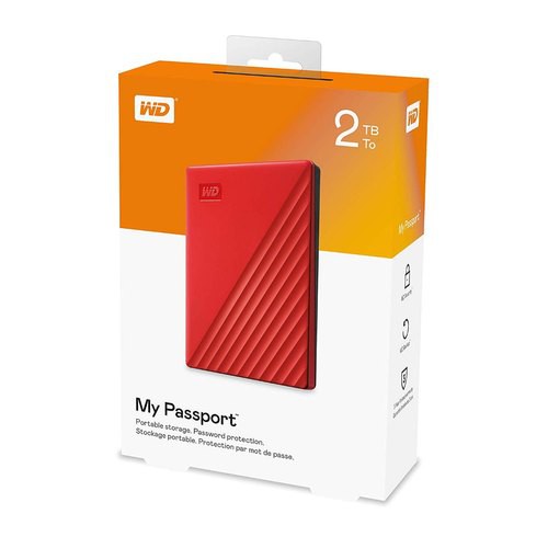 WD My Passport NEW Model 2TB - HD HDD Hardisk Eksternal External 2.5&quot;