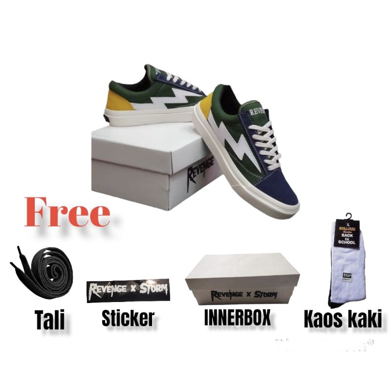 SEPATU REVENGE X STROM RAINBOW OG SEPATU SNEAKERS PRIA  SNEAKERS WANITA SEPATU SNEAKERS IMPORT