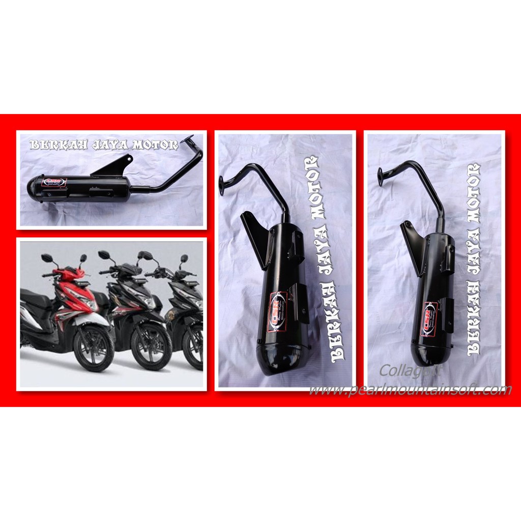 Knalpot Racing Bobokan Mber Honda Beat Fi Merek Csr ember parah