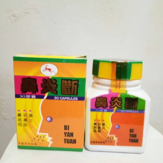 Obat China Bi Yan Tuan Obat Herbal Pilek Flu Sinusitis Alergi Shopee Indonesia