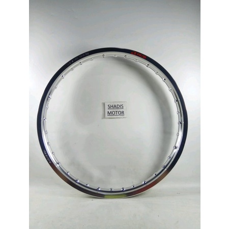 Velg Almini Motor Merk RCB Hole 36 Ukuran 160 Ring 21 Warna Crom Velg Jari Jari Motor