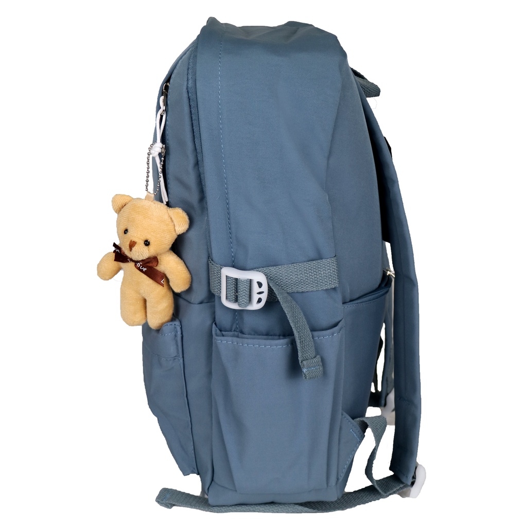 CRISVIN Tas Korea Import Ransel Remaja Kuliah Wanita dan Pria Tas Sekolah SD-SMP Backpack Fashion Korea Import #PS-53