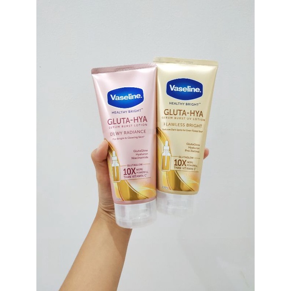 Vaseline Healthy Bright Gluta Hya Serum Burst Lotion - Vaseline Gluta Hya Serum Burst UV Lotion