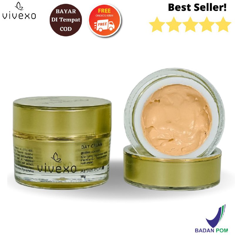 VIVEXO MORNING CREAM GLOWING | KRIM PEMUTIH WAJAH CEPAT | WHITENING SKINCARE BPOM KOREA AMAN BUMIL