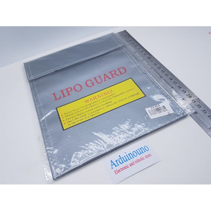 Tas Baterai Lipo Safe Guard battery Bag Medium 18x22cm 18x22 protector