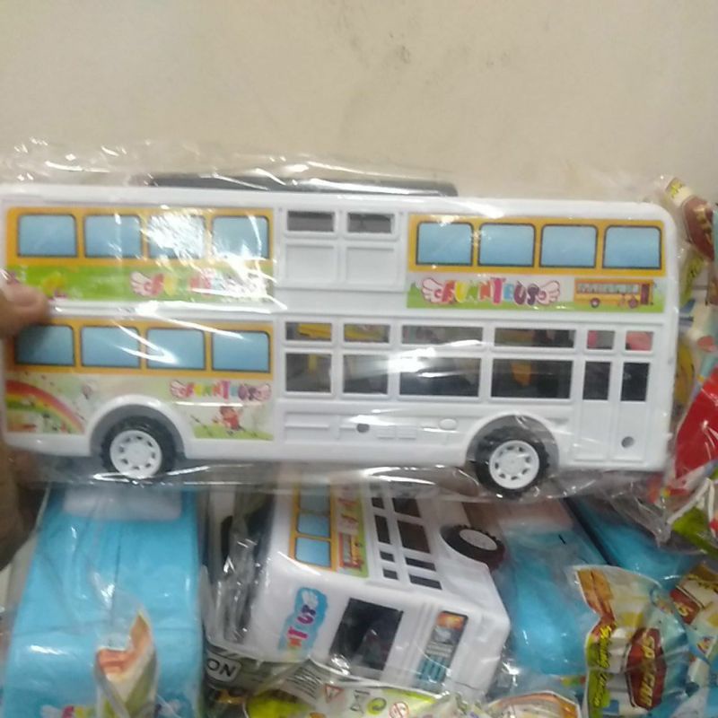 LT 57 - Mainan Bis Sekolah Tingkat Warna Big Bus School Tingkat LT57