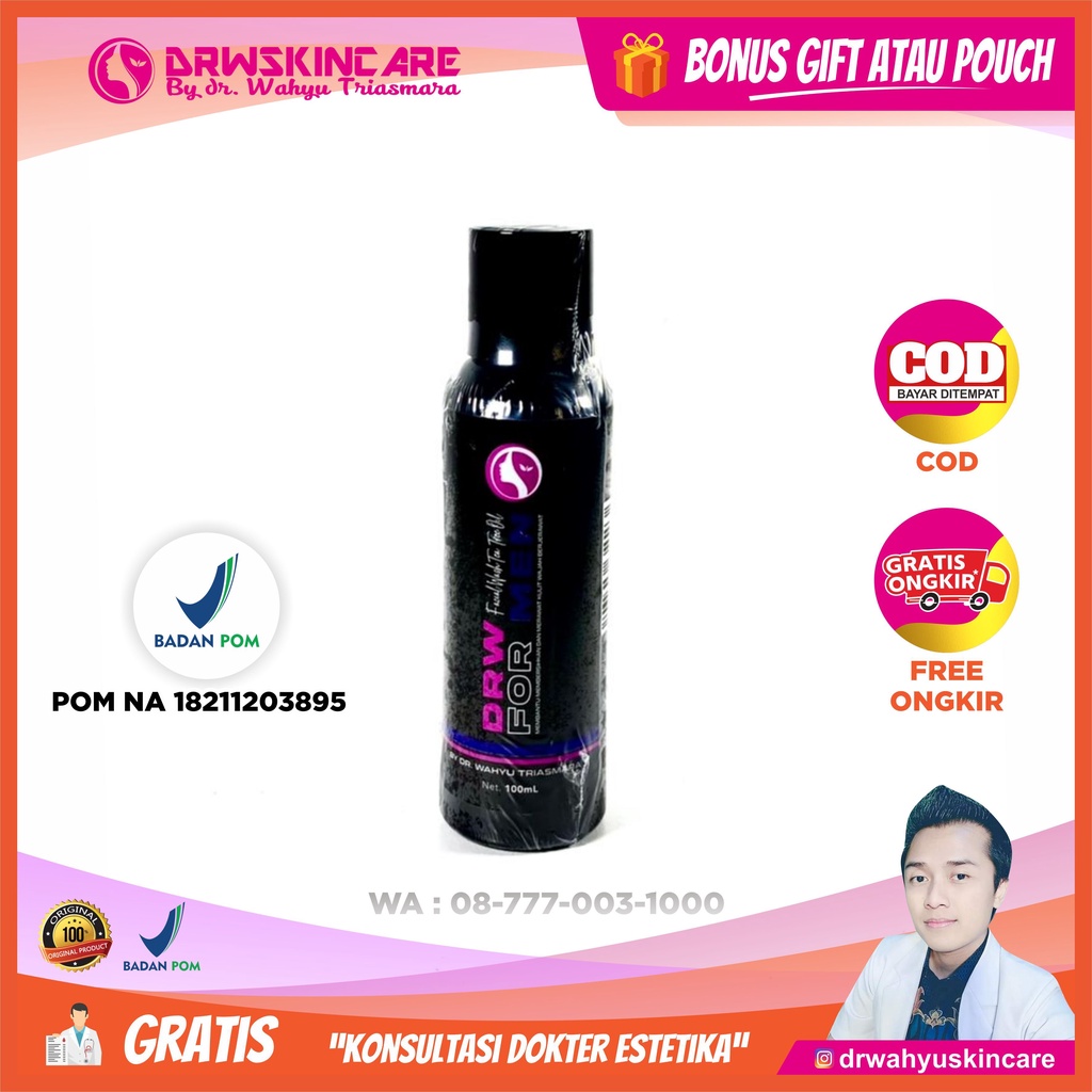 Facial Wash / Sabun Wajah DRW SKINCARE FOR MEN ORIGINAL