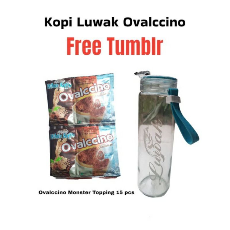 

Luwak White Coffee bonus Tumbler