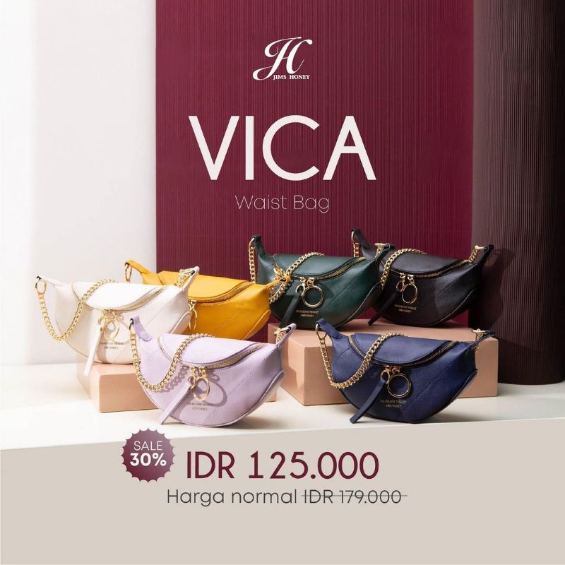 TAS WANITA VICA WAIST BAG JIMS HONEY