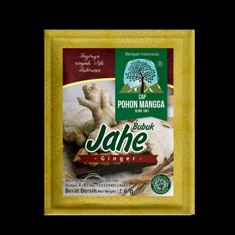 

Bumbu Jahe Serbuk Cap Pohon Mangga 6g