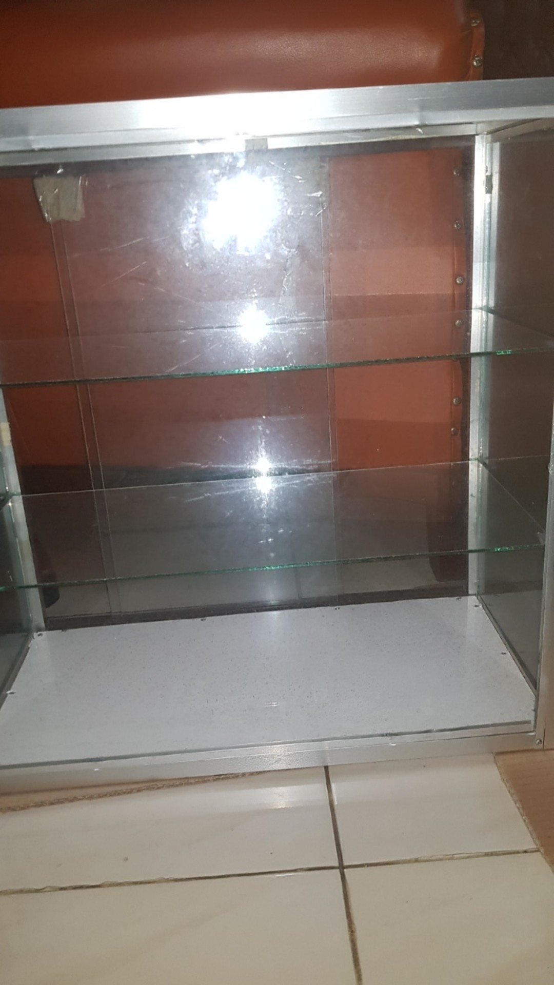 Etalase Aluminium Makanan/pulsa/hp/mainan