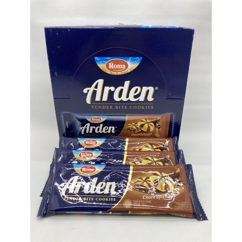 

Roma Arden Tender Bite Cookies 10x27g BOX ISI SEPULUHHHH PER BOX barcode 8996001305126