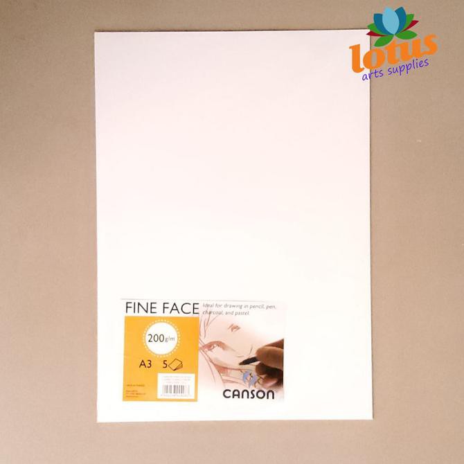 

Star Canson Fine Face A3 /Kertas Gambar - 200Gsm 5Sheet Terbatas
