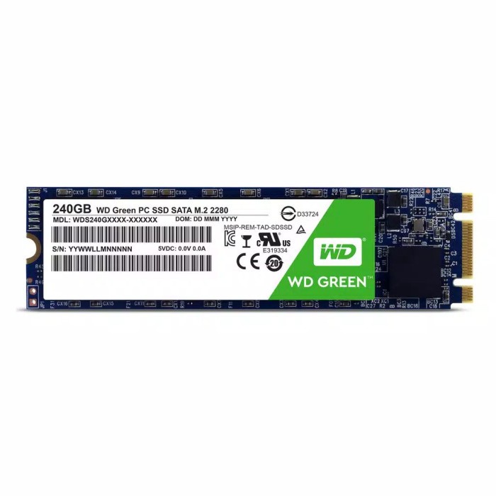 SSD WD Green M.2 2280 240GB - WD GREEN M2 240GB SSD