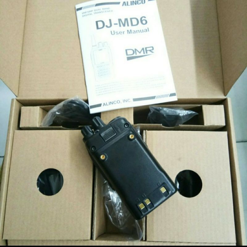 HT ALINCO DJ-MD6 DUALBAND V UHF 340-400 ORI GARANSI HT DMR DIGITAL DJMD6