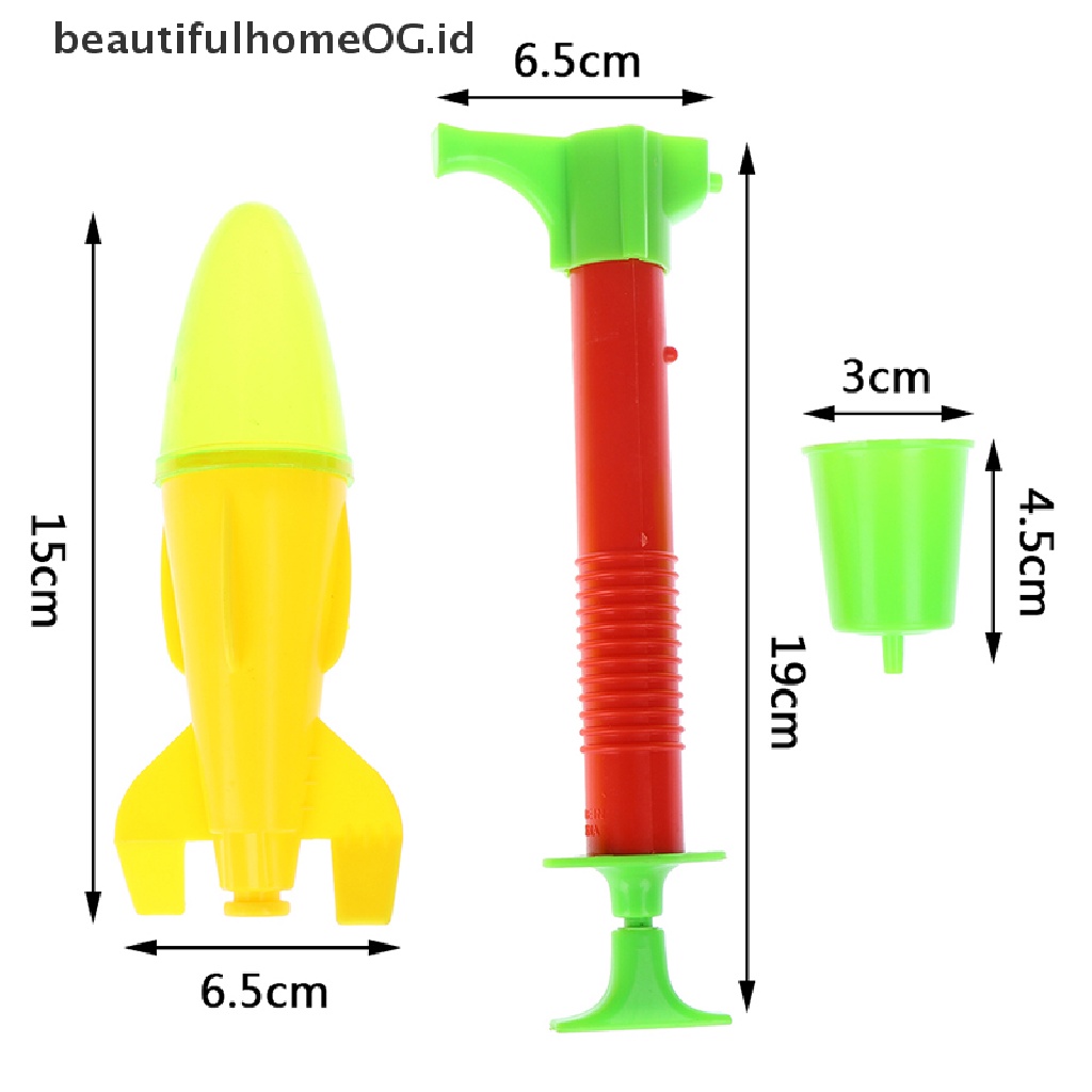 Mainan Peluncur Roket power Air Untuk Eksperimen