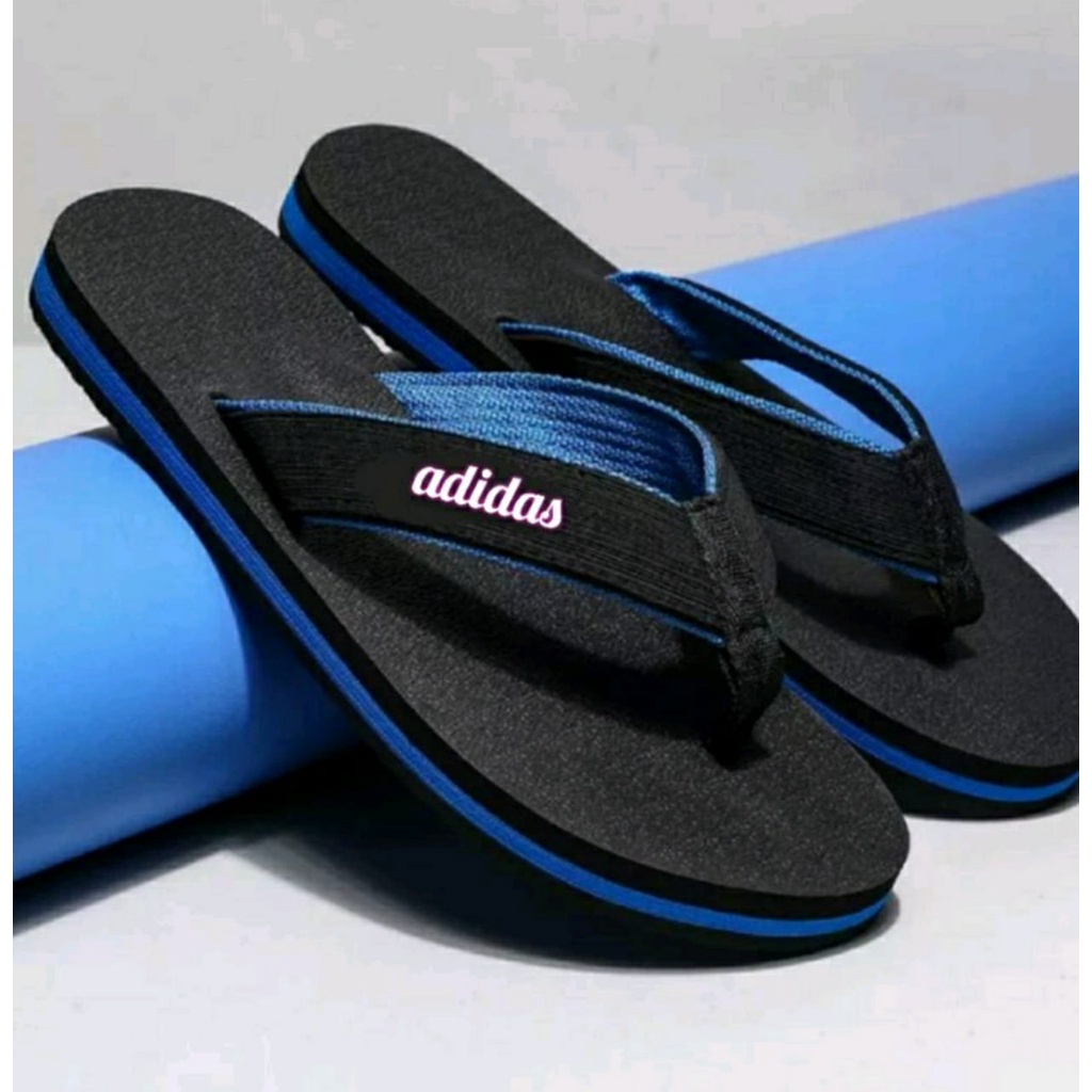 SANDAL JEPIT TALI WEBING  PRIA FLAT ADS