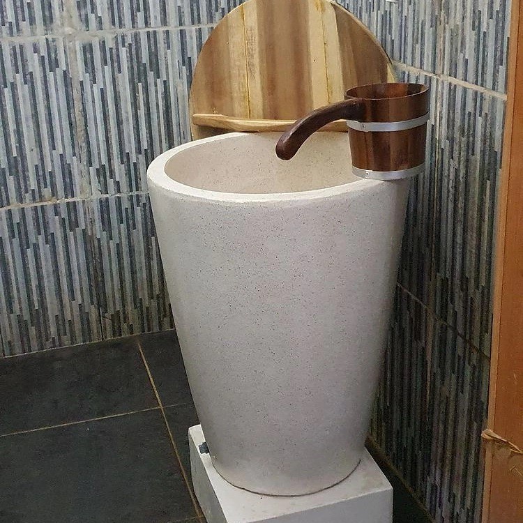 bak mandi terrazzo type uin glass