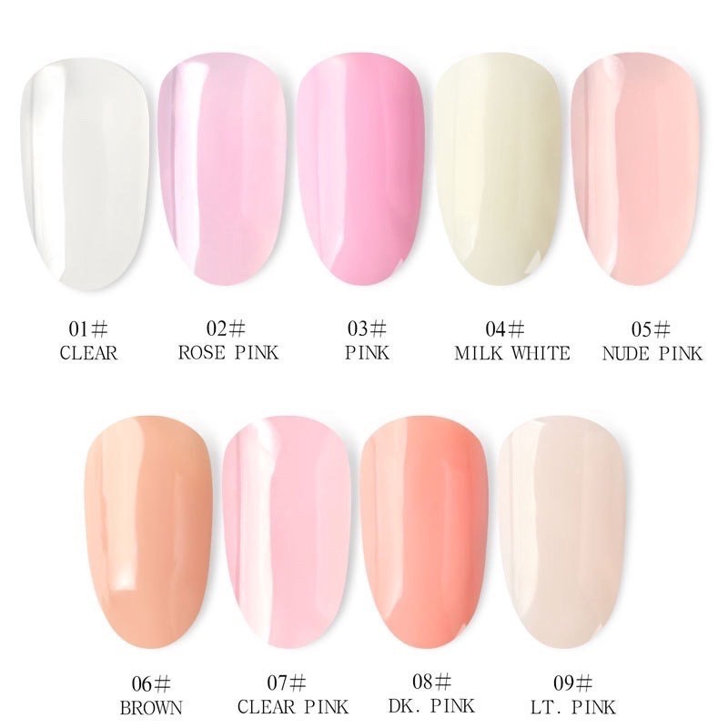 alat mempercantik kuku - poly gel nail extension acrylic